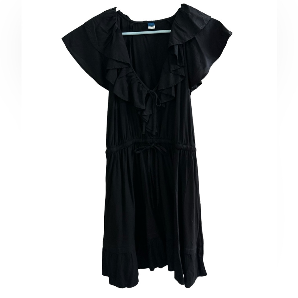 Old Navy Sleeveless Ruffle Dress with Cinch Waist Tie